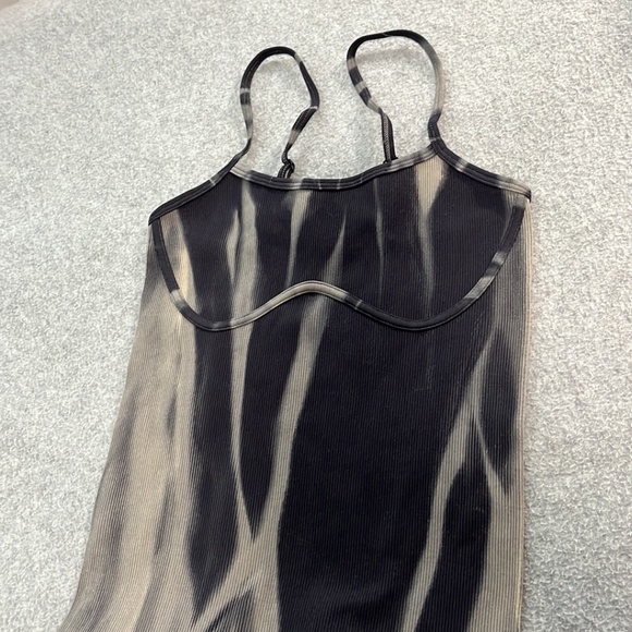 Anwnd Catsuit Bodysuit Small Ribbed Marbled Yoga Dance - Picture 7 of 10